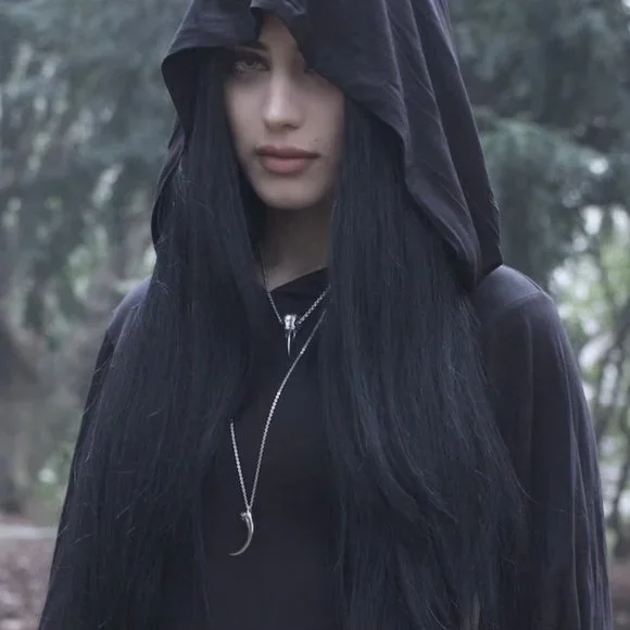 NEW Moon Raven Eagle Talon Claw Solid Stainless Steel Pendant Necklace 32" - Picture 2 of 11